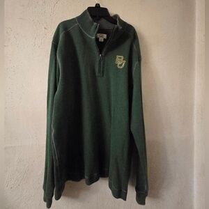 Cutter & Buck Green Zip-Up Men's Sweater